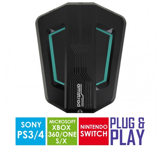 Amstrad SWITCH007 Convertisseur plug & play clavier, souris & casques pour consoles: PS3/4 - XBOX 360/ONE - SWITCH