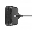 W64 Kit d'éclairage de vidéoconférence avec trépied - Autonome sur batterie - Couleur du blanc ajustable - Ajustable 38cm à 1m