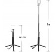 W64 Kit d'éclairage de vidéoconférence avec trépied - Autonome sur batterie - Couleur du blanc ajustable - Ajustable 38cm à 1m