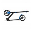 LIVOO MOBI100 - Trottinette adulte noir & bleu - Pliable - Ultra légère - Matière Alu -  Suspension avant - Grandes roues