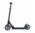 LIVOO MOBI100 - Trottinette adulte noir & bleu - Pliable - Ultra légère - Matière Alu -  Suspension avant - Grandes roues