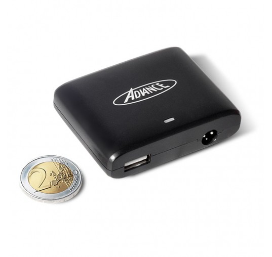 ADVANCE CHG-C090 Chargeur universel prise allume-cigare 90W 3 en 1 pour Ordinateur Portable / Tablette / Smartphone