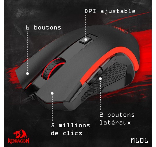Souris Redragon NOTHOSAUR