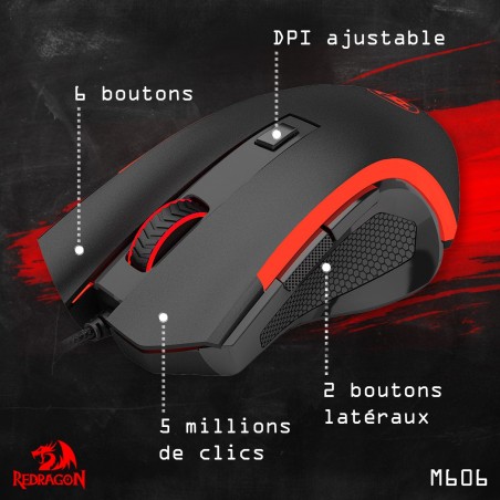 Souris Redragon NOTHOSAUR