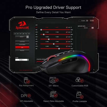 Souris Redragon PREDATOR