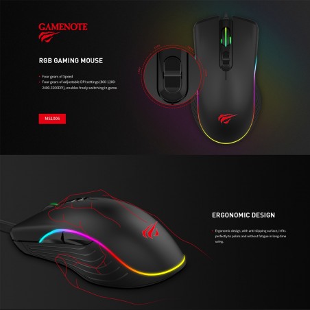 Souris GAMENOTE MS1006