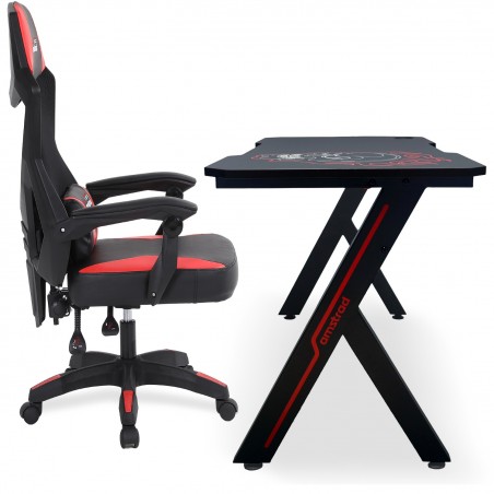 Pack 309-BK & DESK120-SKRED
