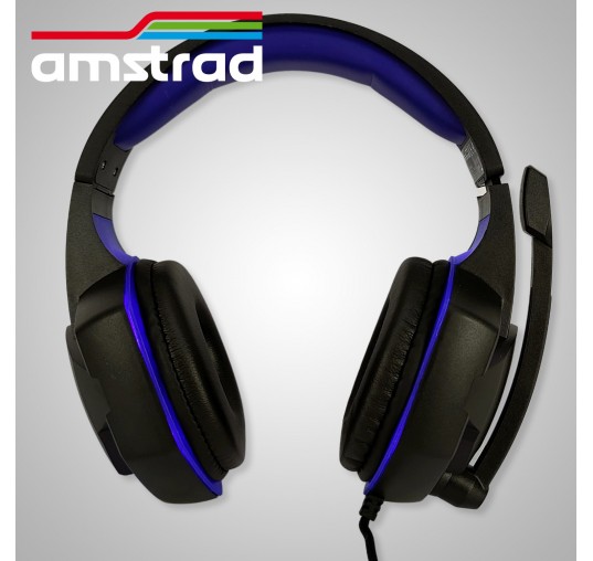 Casque AMSTRAD H555-BLEU