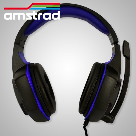 Casque AMSTRAD H555-BLEU