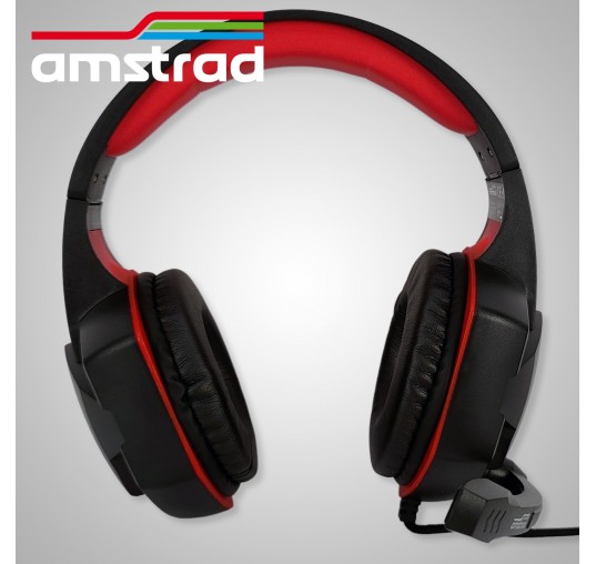 Casque AMSTRAD H555-ROUGE
