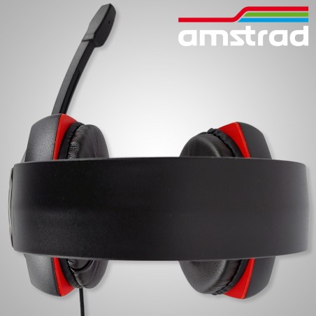 Casque AMSTRAD H555-ROUGE