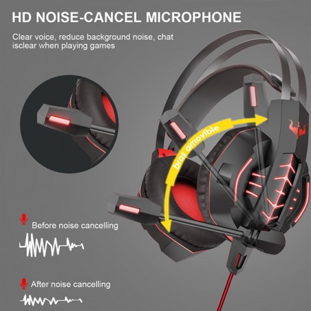 Casque OVLENG GT63-RED