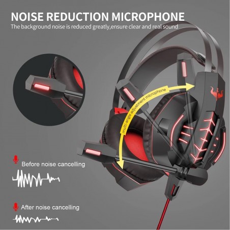 Casque OVLENG OV-P20-RED