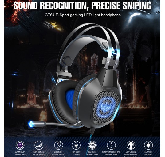 Casque OVLENG GT64-BLUE