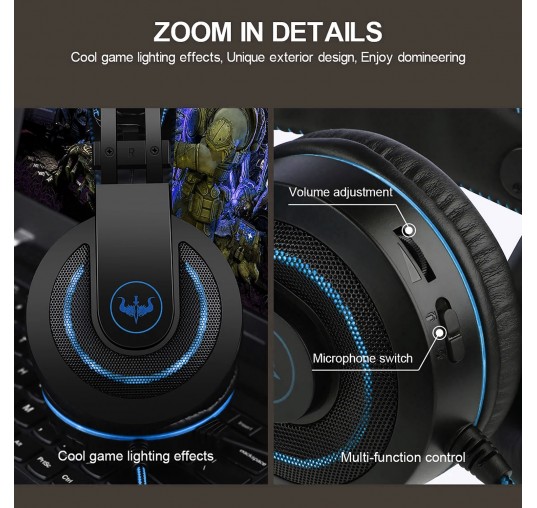 Casque OVLENG GT65-BLUE