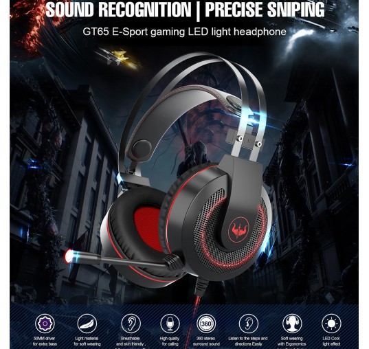 Casque OVLENG GT65-RED