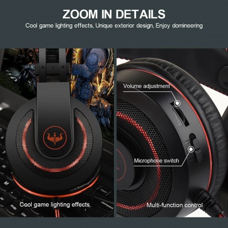Casque OVLENG GT65-RED