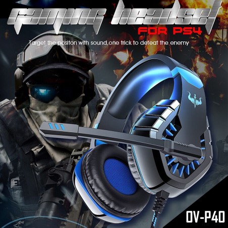Casque OVLENG OV-P40-BLUE