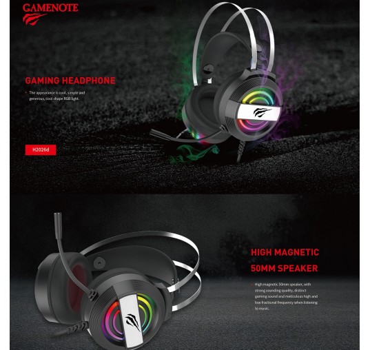 Casque GAMENOTE H2026d