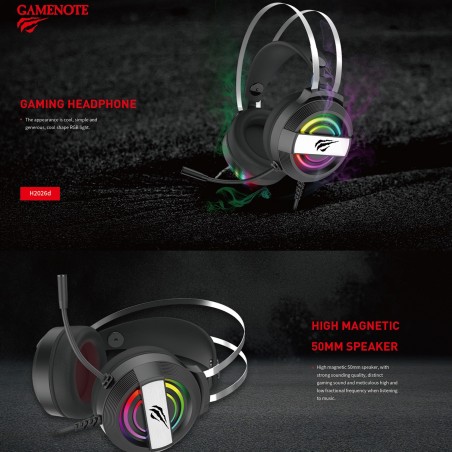 Casque GAMENOTE H2026d